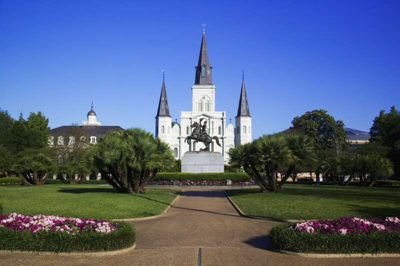 St. Louis Cathedral in Jackson square