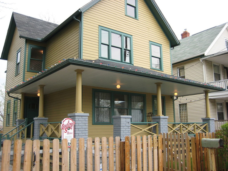 A Christmas Story House and Museum Photo courtesy of  J. Miers/Wikimedia Commons