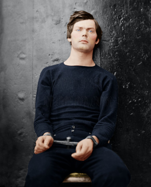 Lewis Powell Lincoln Assassination conspirator -colorized