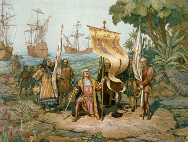 Columbus' first voyage