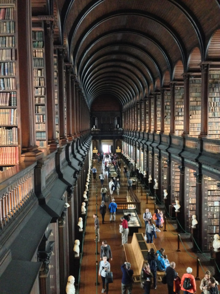 Amazing library at Trinity College, known as the Long Room. Photo by Joe Dorsey