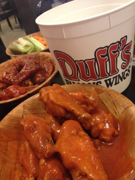 Duff's famous Buffalo wings.