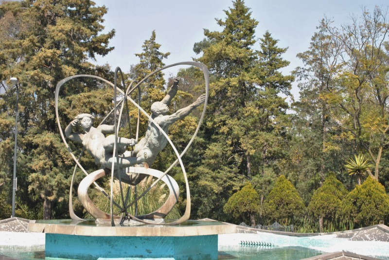 This fountain is located in Mexico City's Chapultepec Forest. 
