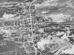 Aerial shot of Centralia, PA in 1981.
