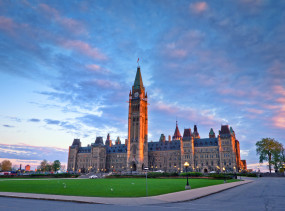 View of Canada Parliament Building at Ottawa